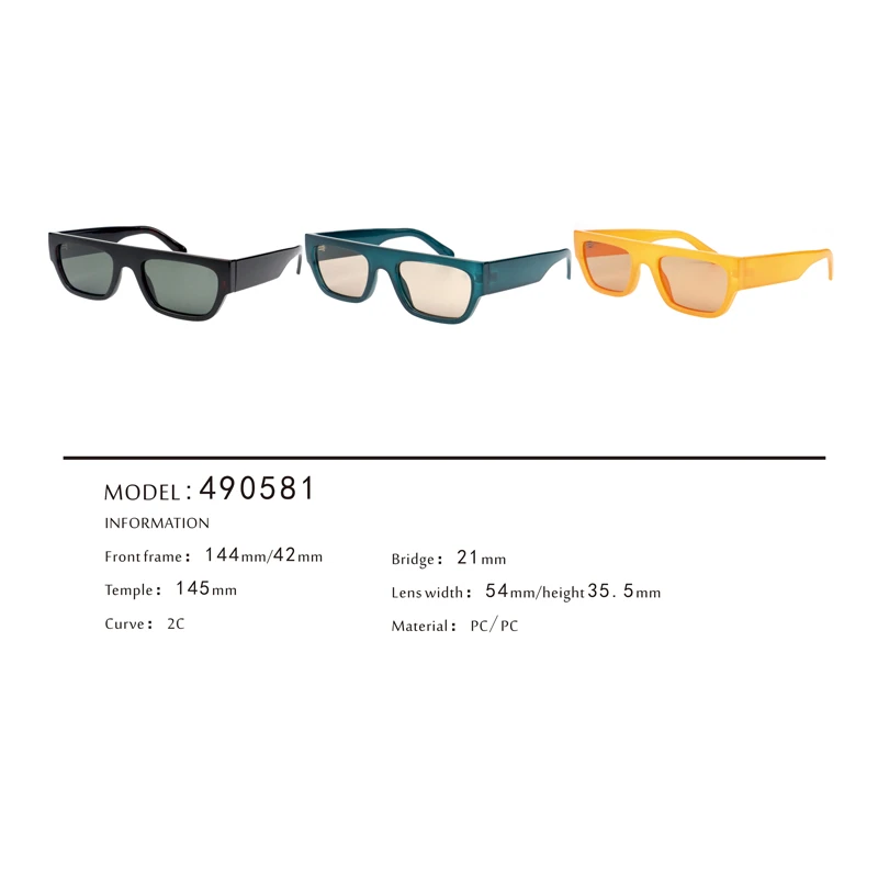 2 Unisex Retro Rectangle Straight TOP Sunglasses 490581 2 Unisex Retro Rectangle Straight TOP Sunglasses 490581