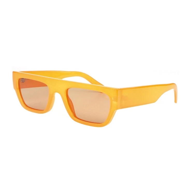 Unisex Retro Rectangle Straight TOP Sunglasses 490581